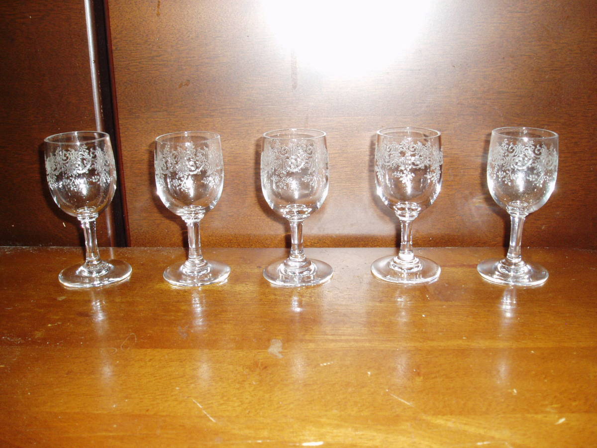 バカラ（Baccarat：リキュールグラス5個＜セビーヌ Sevigne＞） 高さ