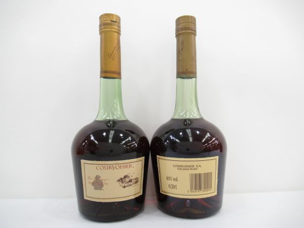 クルボアジェ 古酒 COURVOISIER 2本セット VSOP 旧 COGNAC BRANDY