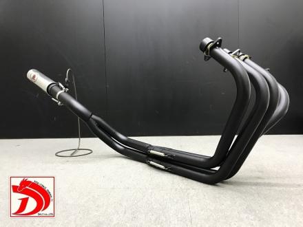 ジェイド250 DJガニマタ管【豪】 黒 筒有/ 50π 4-2-1マフラー MC23
