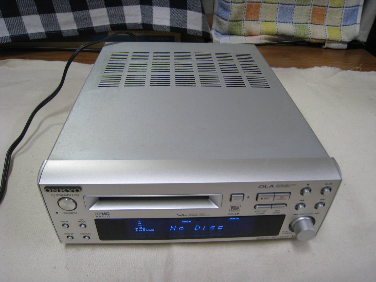 ONKYO INTEC205 動作・状態良好 MD-105TX MD-105X 共通リモコン付 MD