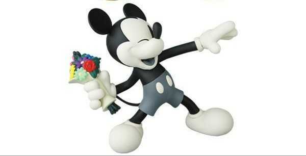 VCD THROW MICKEY B&W Ver. ミッキーマウス ディズニー glamb モノクロ