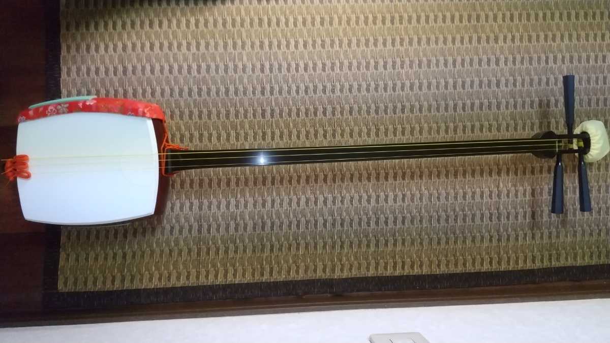 かえで MS-8 SUZUKI | 細棹 和楽器 スズキ 学校用三味線セット 木製+