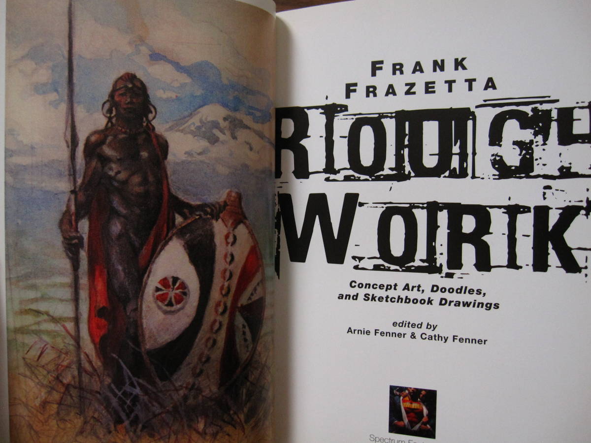 洋書 画集 Rough Work / Frank Frazetta : フランク フラゼッタ