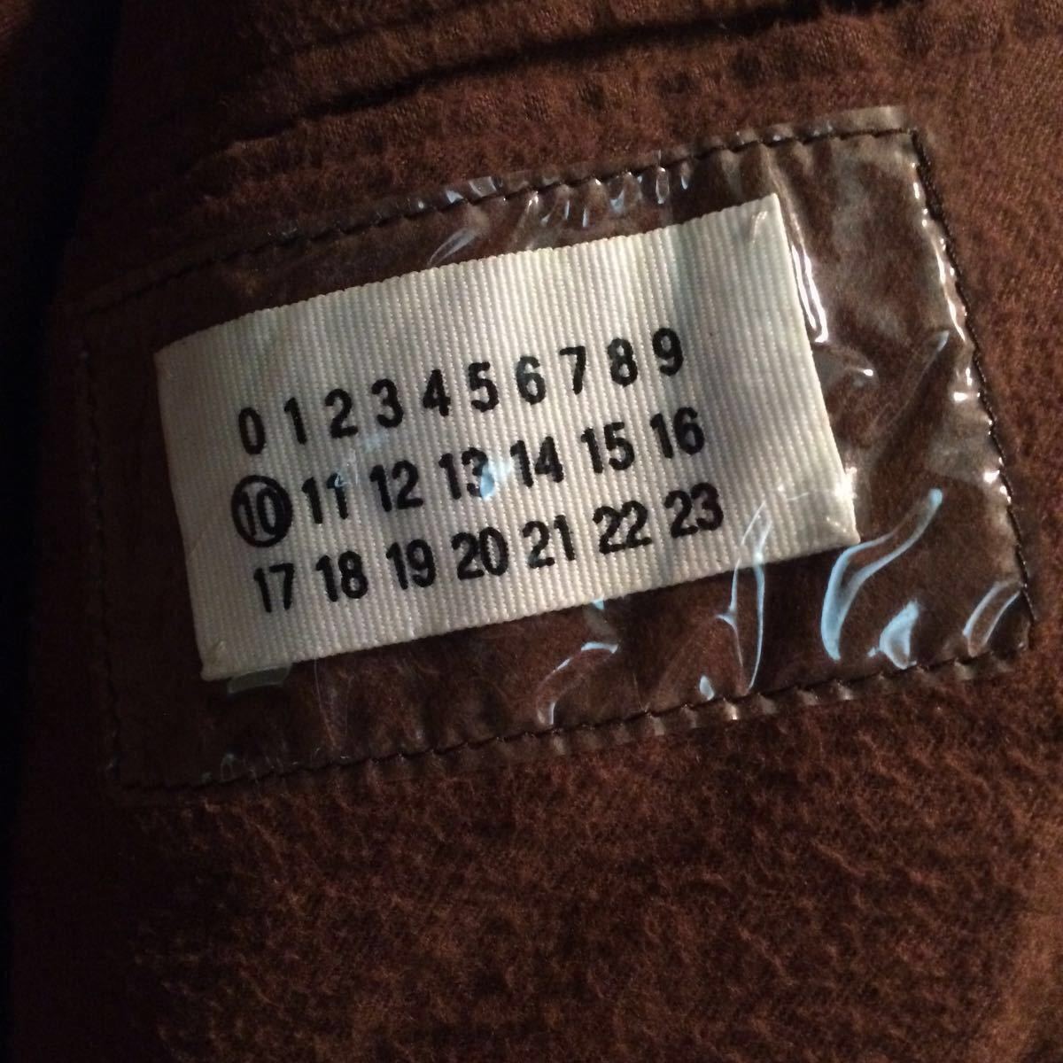 00AW Martin Margiela マルタン マルジェラ 10 ライダース ブラウン