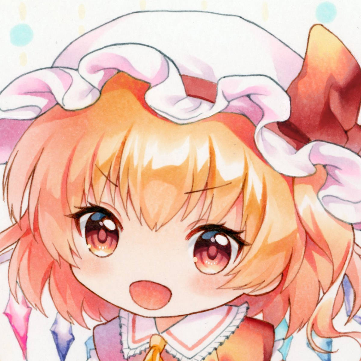 同人手描きイラスト 東方project フランドール スカーレット Sdキャラ 手描きイラスト 売買されたオークション情報 Yahooの商品情報をアーカイブ公開 オークファン Aucfan Com