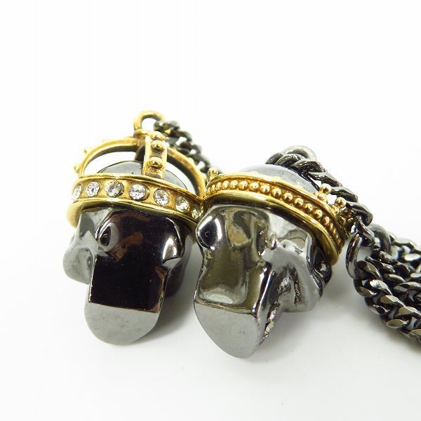 ALEXANDER McQUEEN/アレキサンダーマックイーン ダブル クラウンスカル