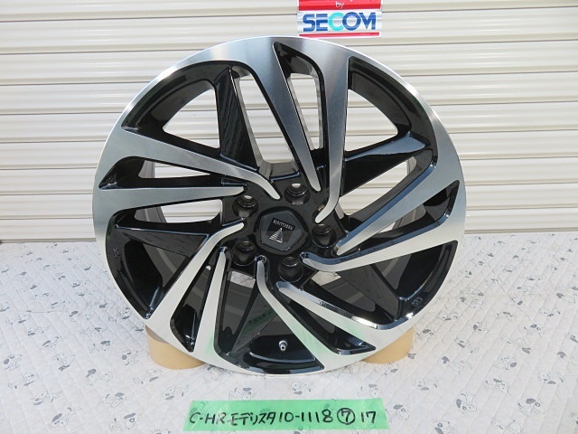 しお　二つセット C-HR C HR CHR モデリスタ SpinAirⅣ ホイール 1本 ⑦ ブラックX