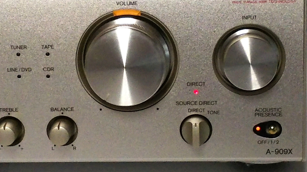◇ 動作品 ◇ リミテッド仕様機ONKYO A-909X ◇ 取説・互換リモコン