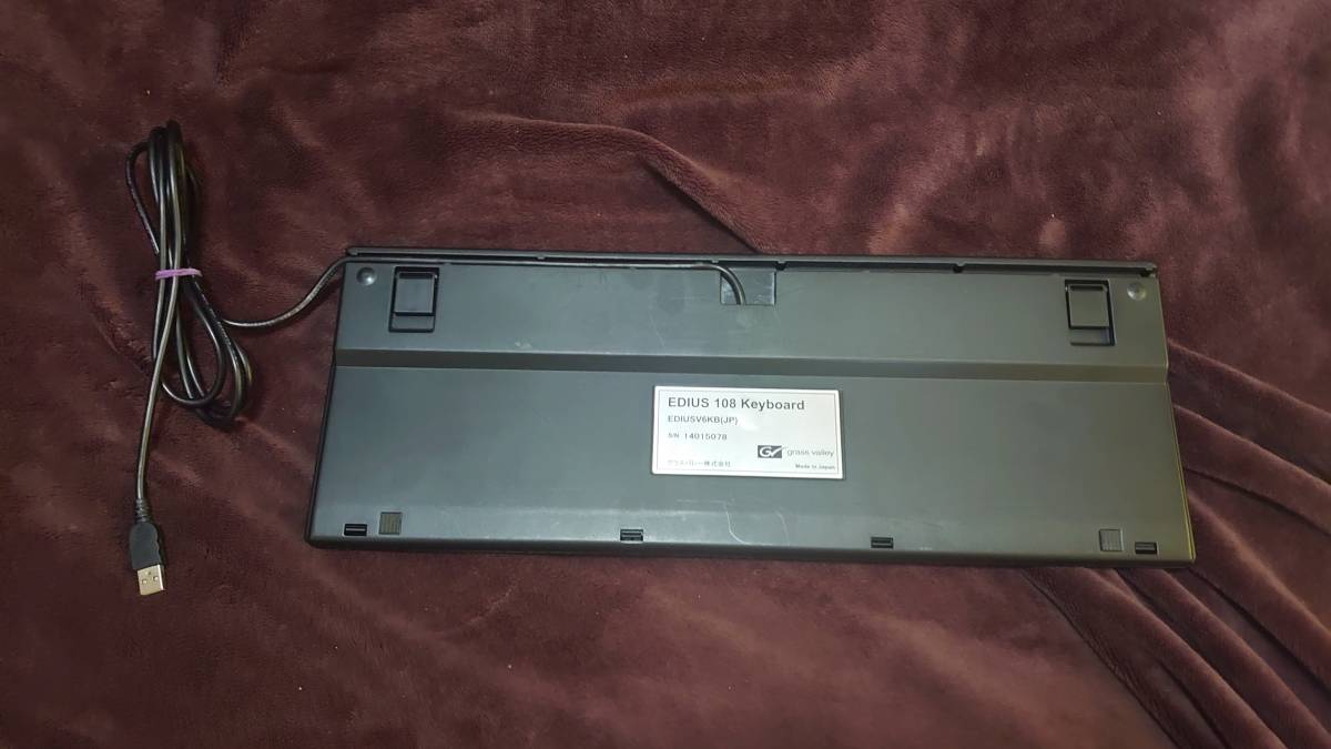 グラスバレー キーボード EDIUS 108 KEYBOARD EDIUSV6KB[JP] 東プレ 