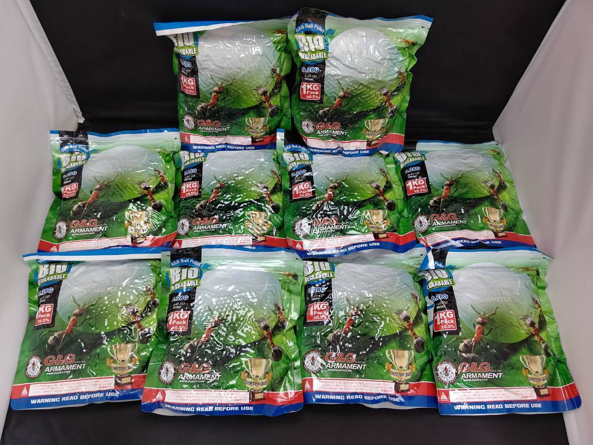 HOT，豊富な G5 激安 保管品 G＆G バイオBB弾 大量激安 合計10kg 1Kg&times;10袋/0.28g/ホワイト/バイオBB弾/エアガン/ガスガン/電動ガン/(その他)｜売買されたオークション情報、yahooの商品情報をアーカイブ公開 - その他