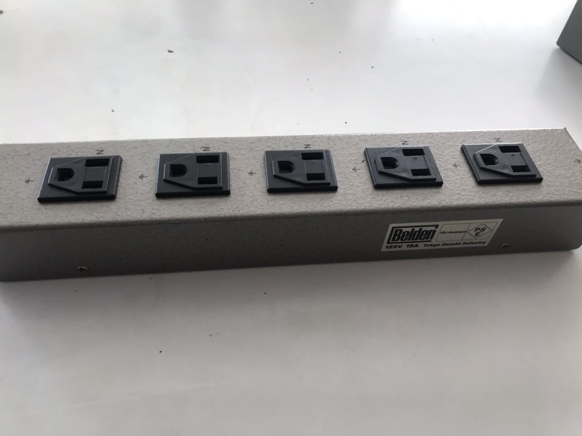 電源タップ BELDEN PS1850 5口 ベルデン - 125V PS1650MK2 15A