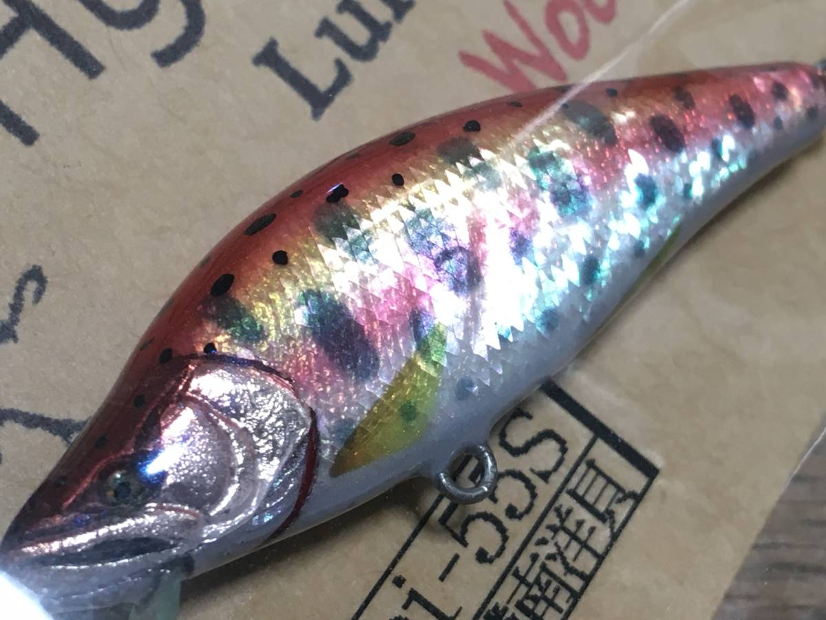 最新作，人気 Hyouhondo チドリ55S 赤ヤマメ 銀鱗南洋貝 / トラウト サクラマス アングロカスケット Dコン ブラウニー ウッドベイト(ミノー)｜売買されたオークション情報、yahooの商品情報をアーカイブ公開 - 淡水