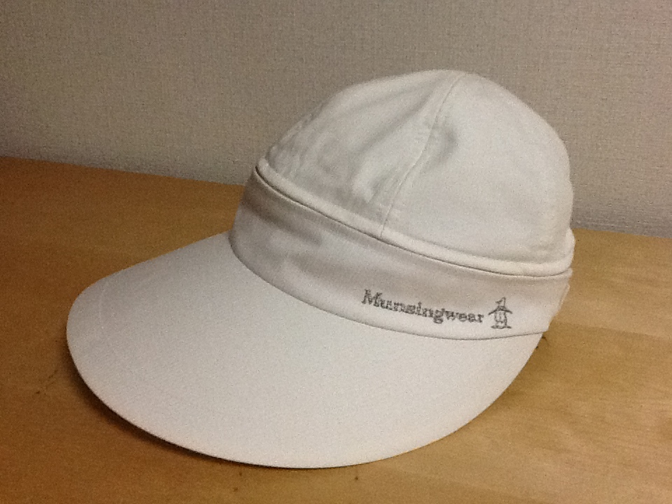 大得価，定番人気 Munsing wear マンシングウエア レディース ゴルフキャップ Fサイズ 2way サンバイザー ホワイト／シルバーロゴマーク 帽子(キャップ)｜売買されたオークション情報、yahooの商品情報をアーカイ キャップ