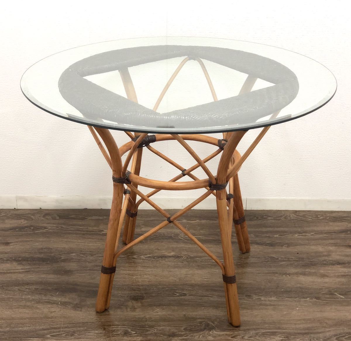 定番，安い ヤマカワラタン/山川ラタン/YAMAKAWA RATTAN/ガラステーブル/籐家具/籐張り/高級家具/ブランド家具 兵庫県姫路市発(その他)｜売買されたオークション情報、yahooの商品情報をアーカイブ公開 - オ その他