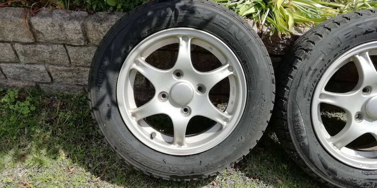 スズキ 軽量！4.1kg カプチーノ後期EA21R 純正アルミホイール4本 