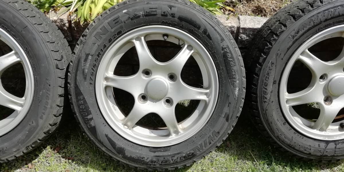 スズキ 軽量！4.1kg カプチーノ後期EA21R 純正アルミホイール4本 