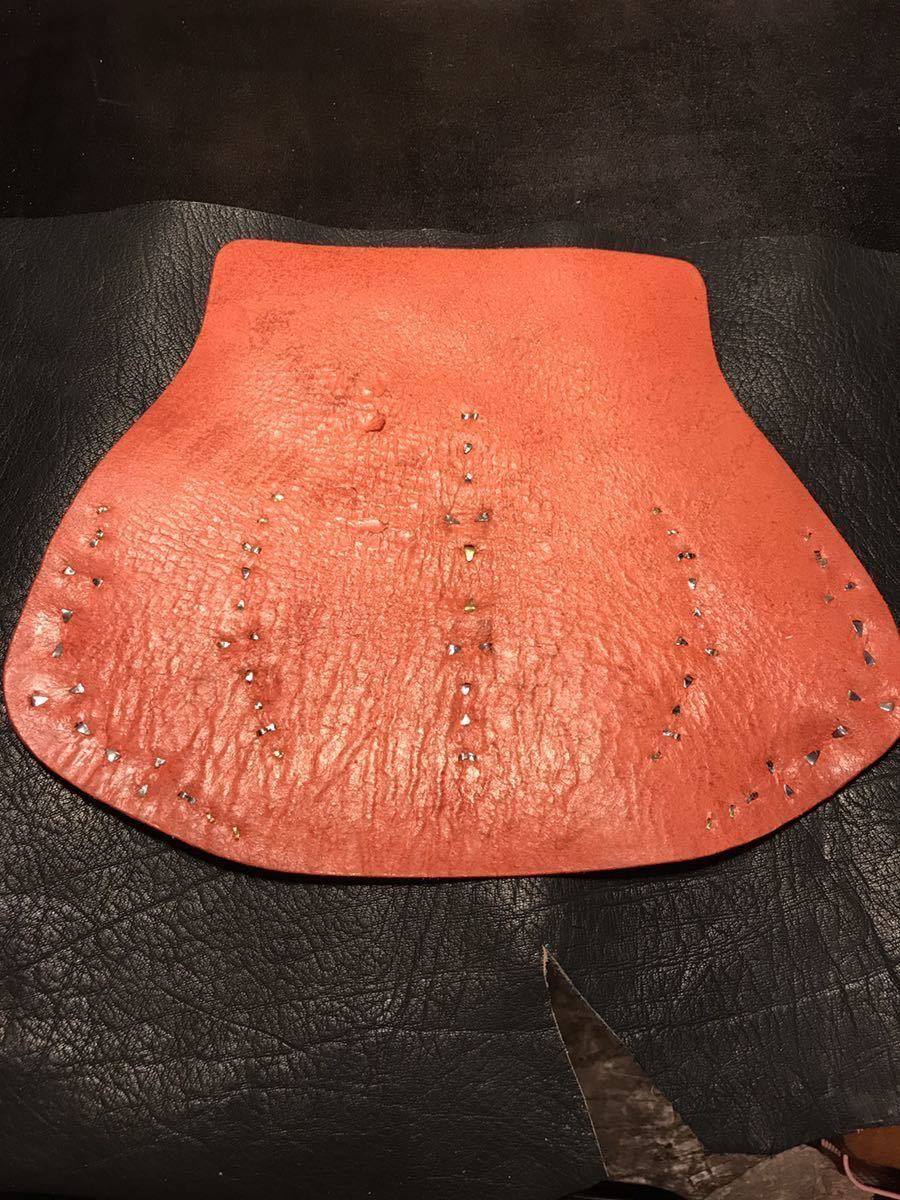 マッドフラップ① レザー　ビンテージ　チョッパー　パン　ナックル _5