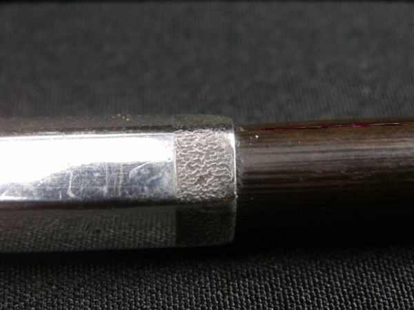 純銀 鏨打ち文様 茂作煙管 煙管 | 純銀煙管 細密 (純)(純)刻印 時代物