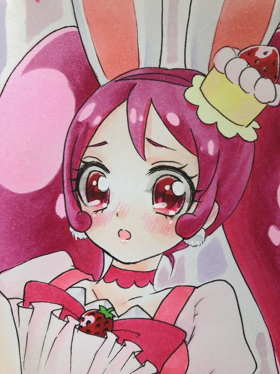 同人 手描きイラスト 女の子 プリキュア アラモード キュアホイップ ケント紙a5サイズ 手描きイラスト 売買されたオークション情報 Yahooの商品情報をアーカイブ公開 オークファン Aucfan Com