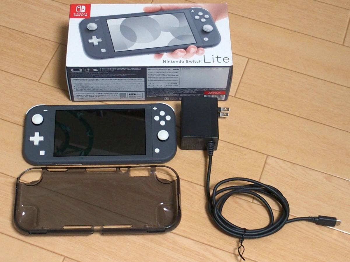 【人気セール，豊富な】 Nintendo Switch Lite ニンテンドースイッチライト ソフトケース付 グレー 任天堂(ニンテンドースイッチ本体)｜売買されたオークション情報、yahooの商品情報をアーカイブ公開 - オークファン ニンテンドースイッチ本体