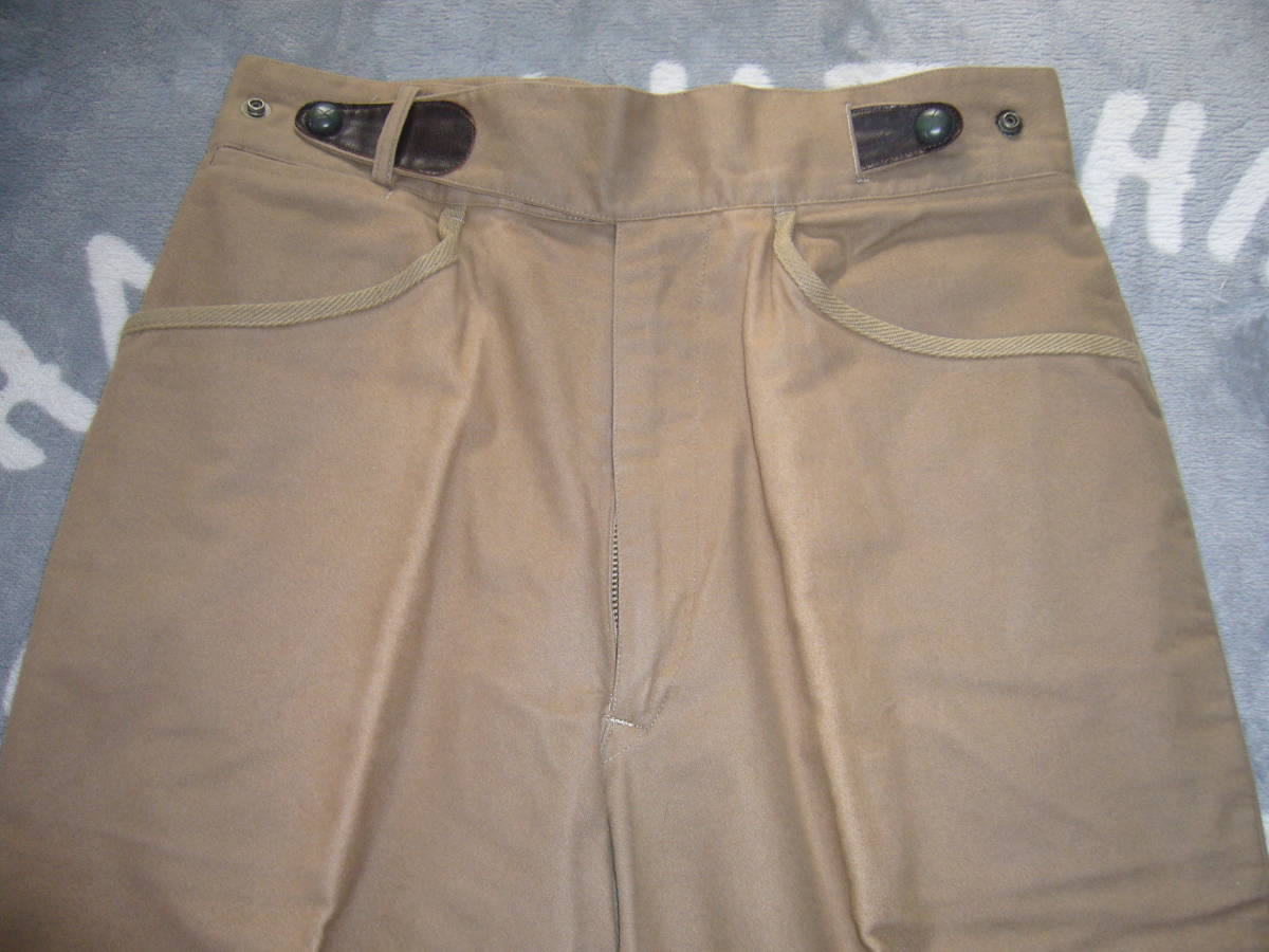 193♂：激レア　松田光弘デザインニコル創設者　超激レア品　monsieurNICOLE　ムッシュニコル　グルカタイプ綿パン　サイズ.S　色.ベージュ