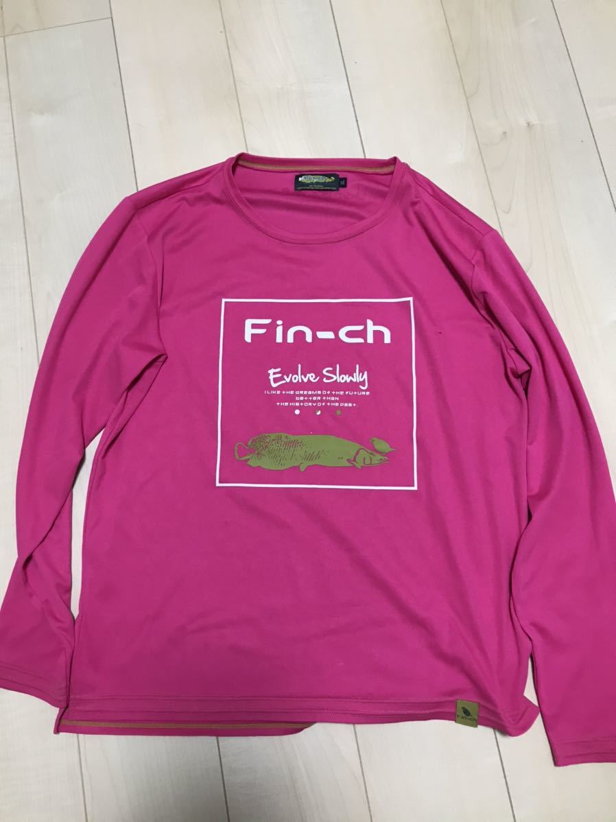 フィンチ イザベラクールドライXL 紅赤 長袖Tシャツ 怪魚