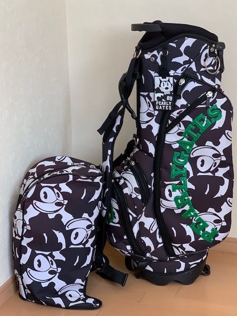 GATES PEARLY パーリーゲイツ キャディバッグ 中古 パーリーゲイツの中古通販 (パーリーゲイツ) ブランディア | coco 3点式 ゴルフ カートバッグ 中古キャディバッグ - R207