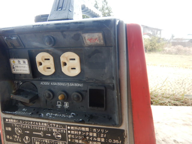 Yahoo!オークション - 140 新ダイワ shindaiwa 発電機 EG551C