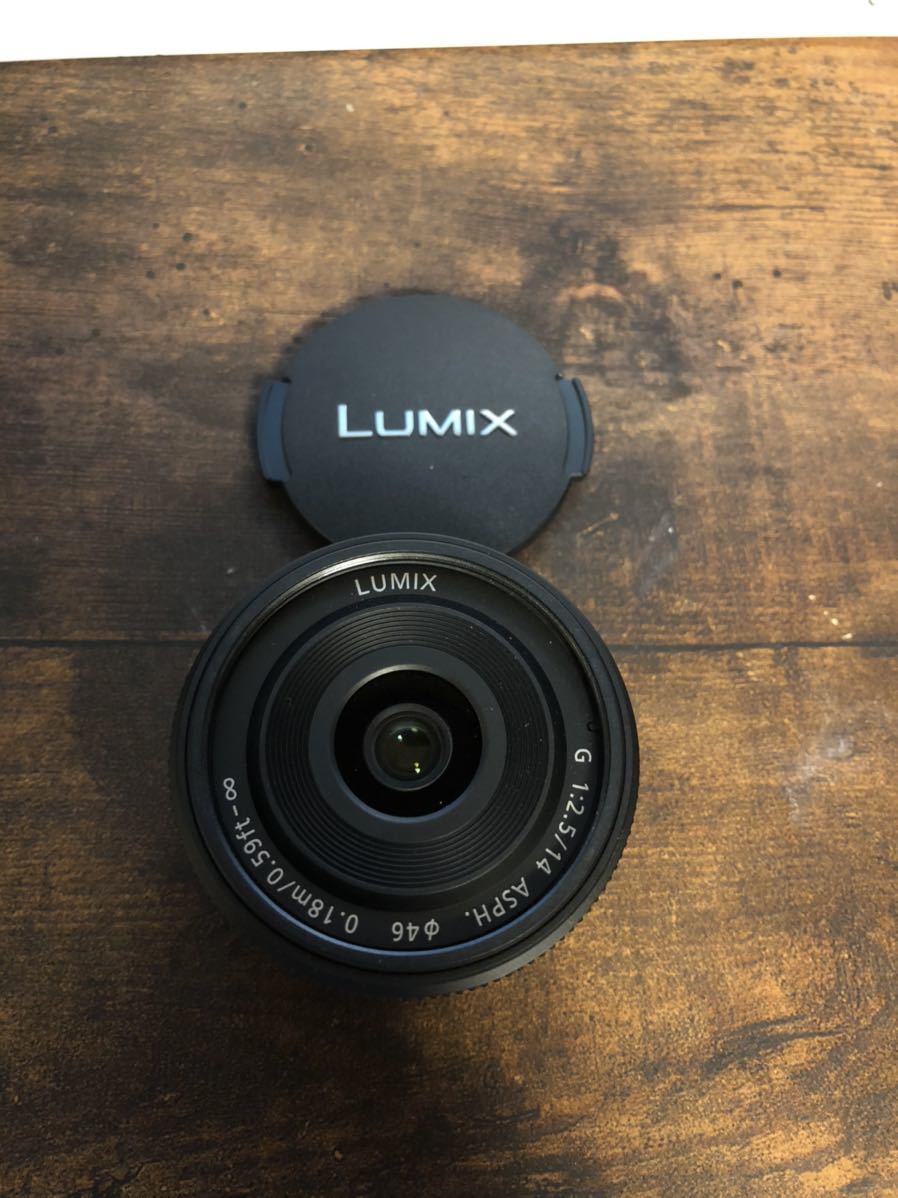 販売割 Panasonic LUMIX G 14mm F2.5 H-H014 広角 単焦点 パンケーキ