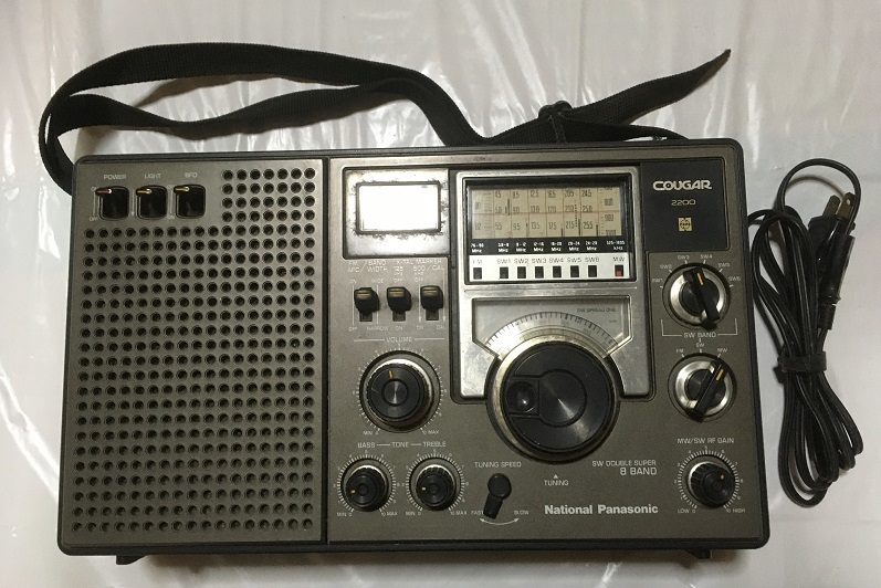 National ナショナル Panasonic TRANSISTOR RADIO COUGAR National■クーガー■RF-2200■8バンドレシーバー■取扱説明書付き■中古