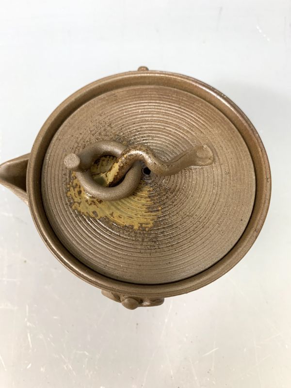 備前焼 木村陶峰 茶器揃 陶芸 煎茶器 宝瓶 湯冷まし 煎茶碗 木箱 共箱