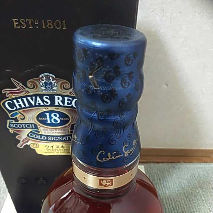 未開栓】シーバスリーガル18年ゴールドシグネチャーウィスキー/700ml 40%