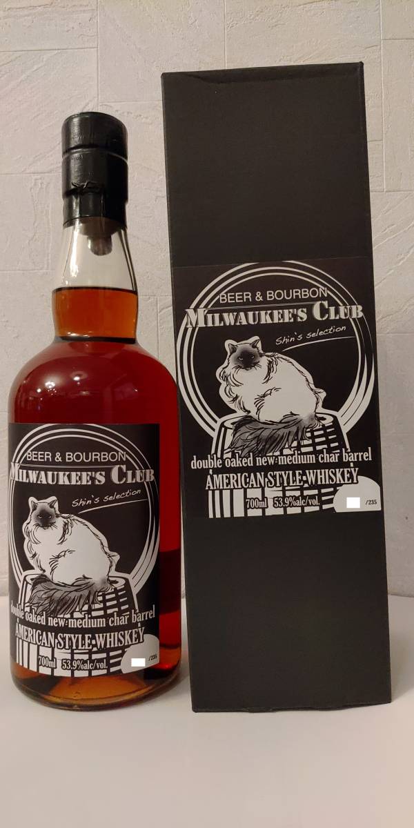 Ichiro's malt ミルウォーキーズクラブ周年ボトル 樽出しオリジナル アメリカンタイプ イチローズモルト(バーボン)｜売買されたオークション情報、yahooの商品情報をアーカイブ公開 - オー バーボン