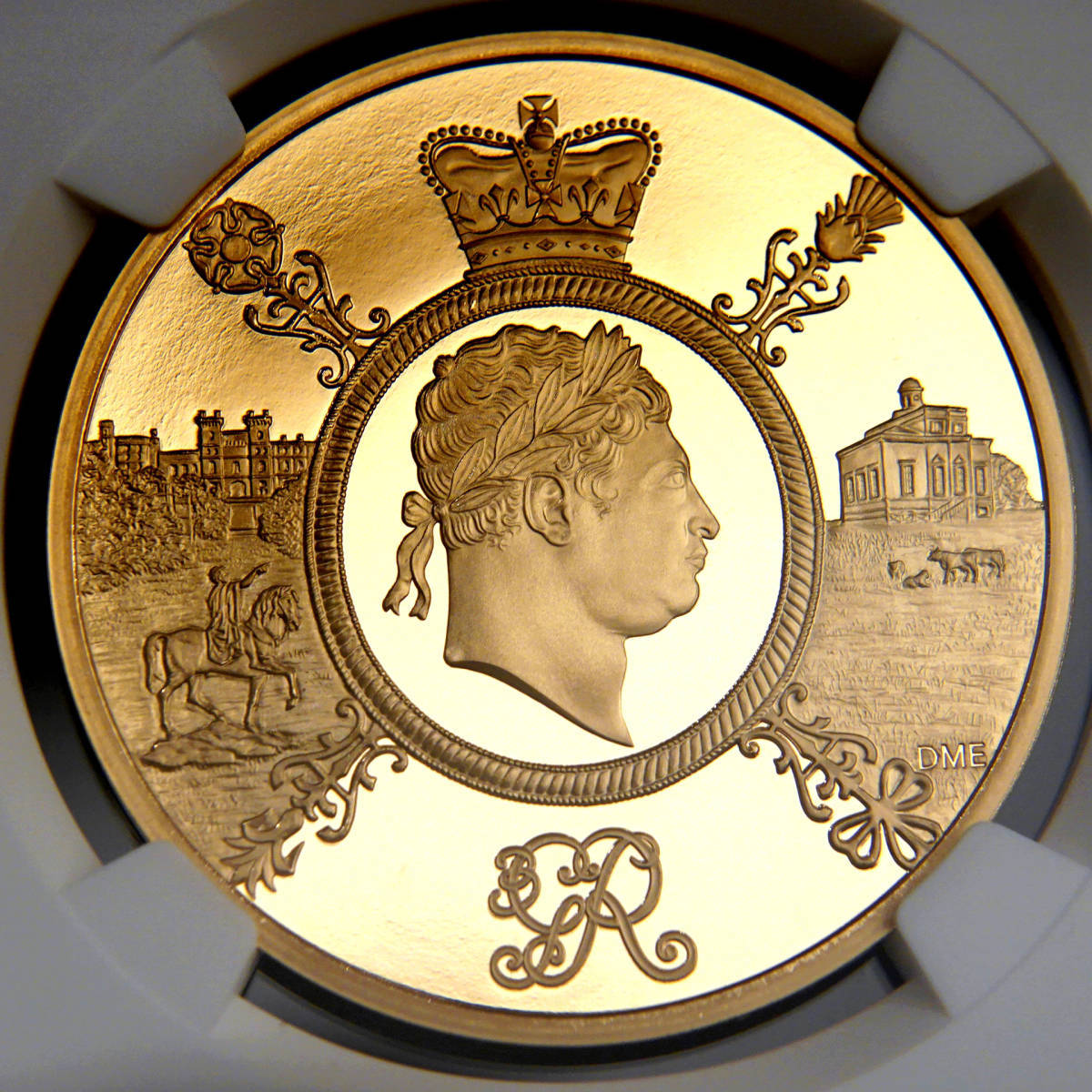 2020年 イギリス　ジョージ3世 没後200年 英国 5ポンド 金貨 NGC PF70UC Ultra Cameo