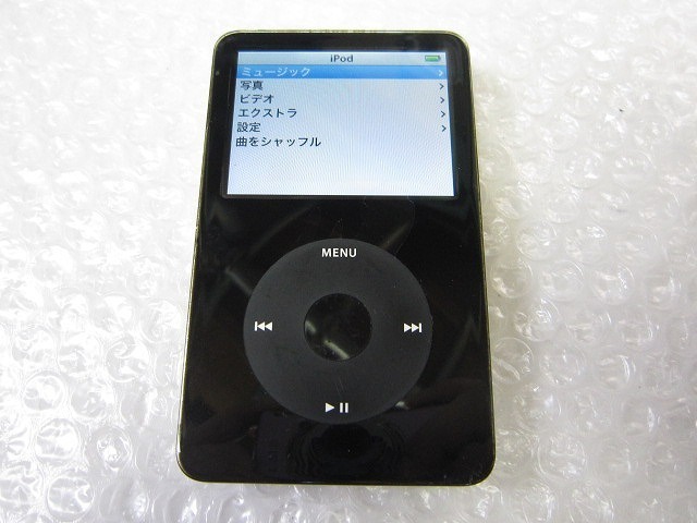 買い公式店 7747S☆Apple☆iPod classic 80GB ブラック☆A1136・MA450J☆