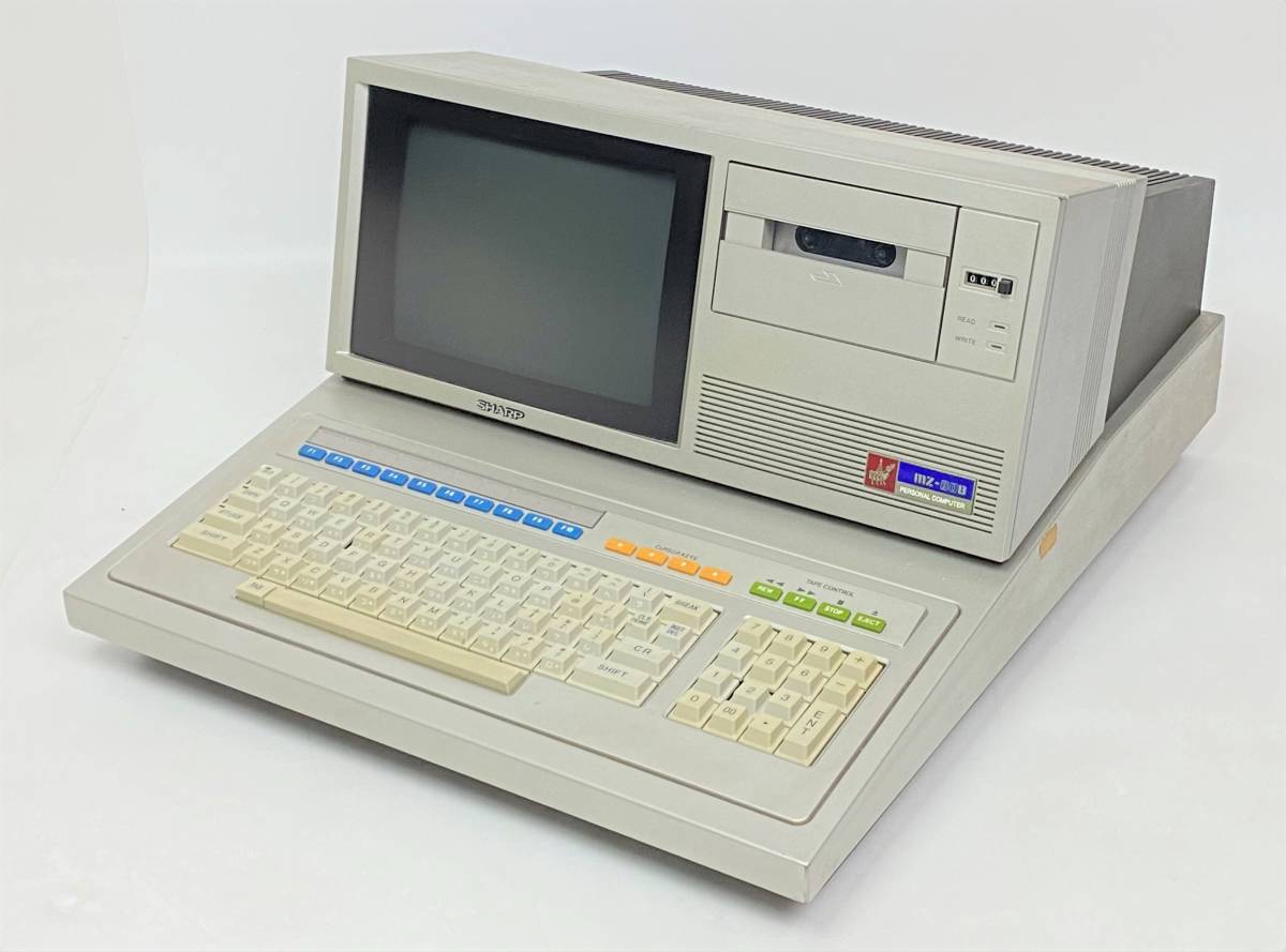 SHARP MZ-80B - ジャンク Computer Item] Early Retro Unit Main 旧型