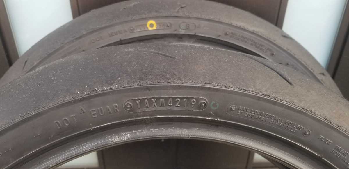 α-13 SP SPORTMAX ダンロップ DUNLOP 前後セット 中古ダンロップ α13SP