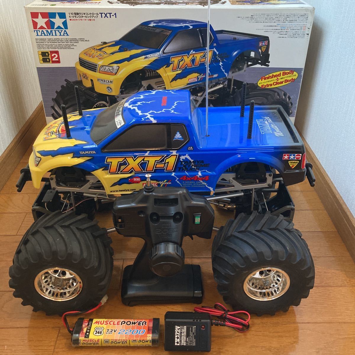 ☆タミヤ 1/10 4×4 モンスタートラック TXT-1 欠品有 ジャンク品