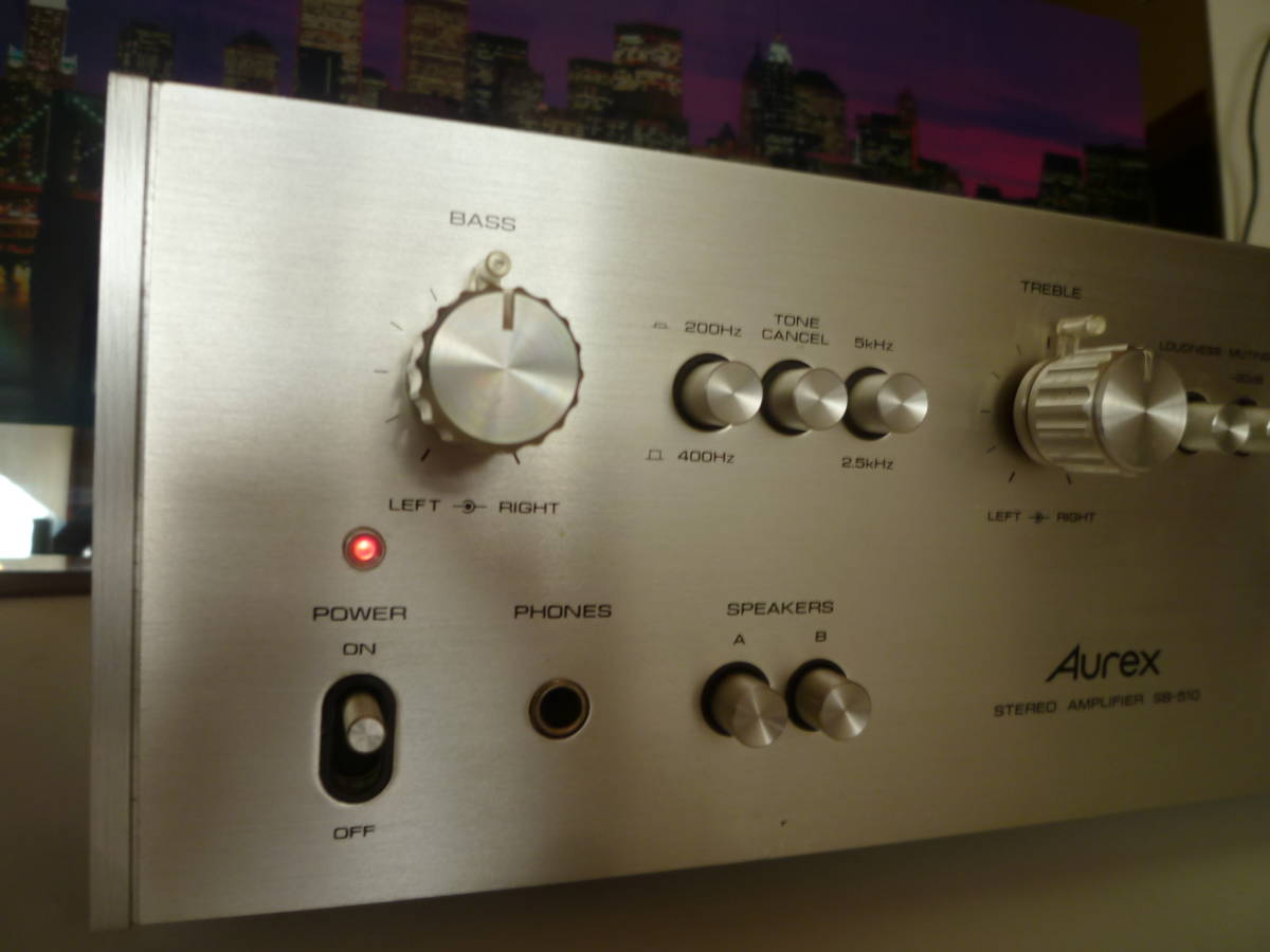 オーレックス：レトロ＊美品！♪Aurex SB-510 プリメインアンプ