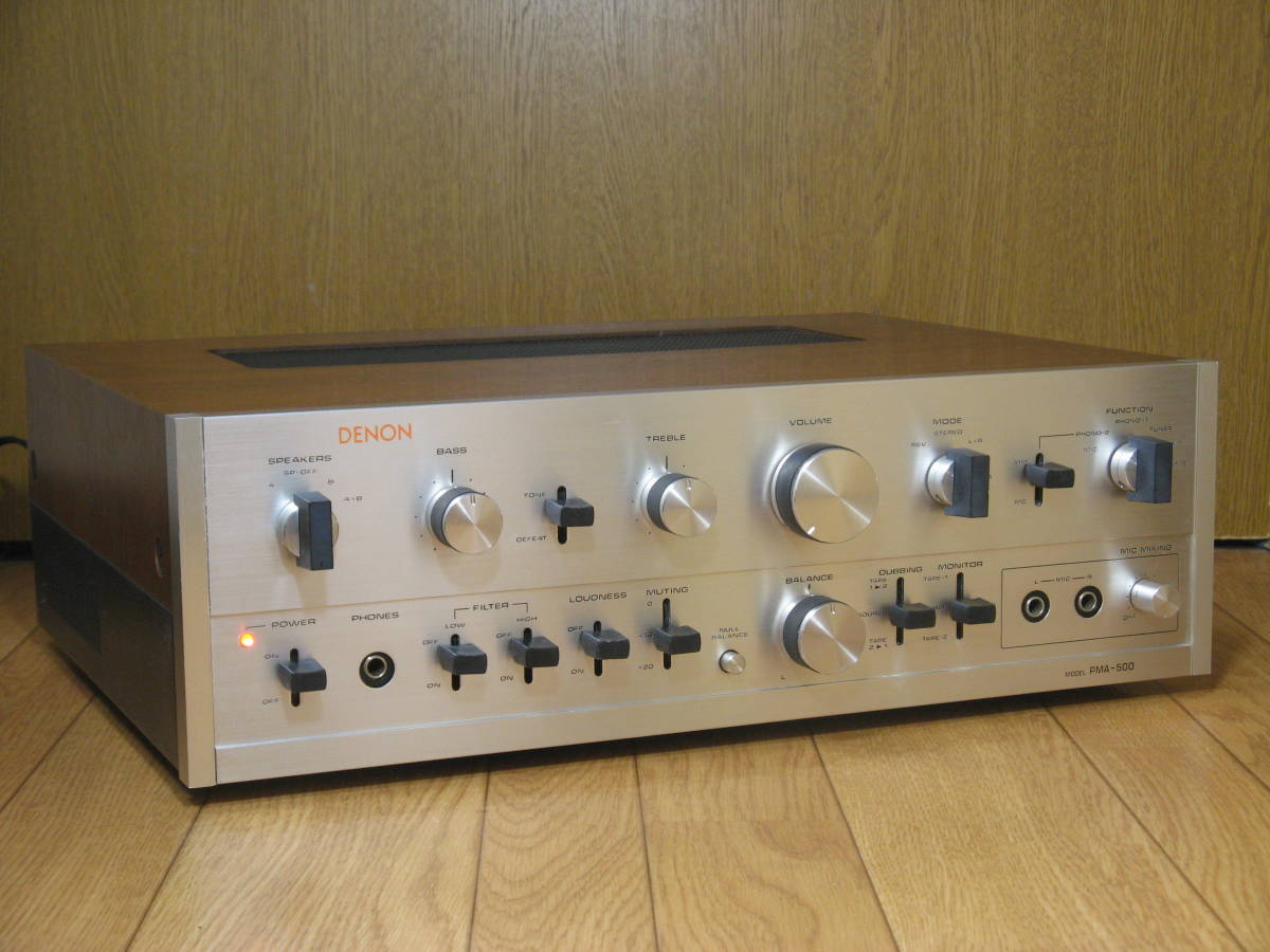 デンオン DENON PMA-500 確認時に音が出ました (NO-2)