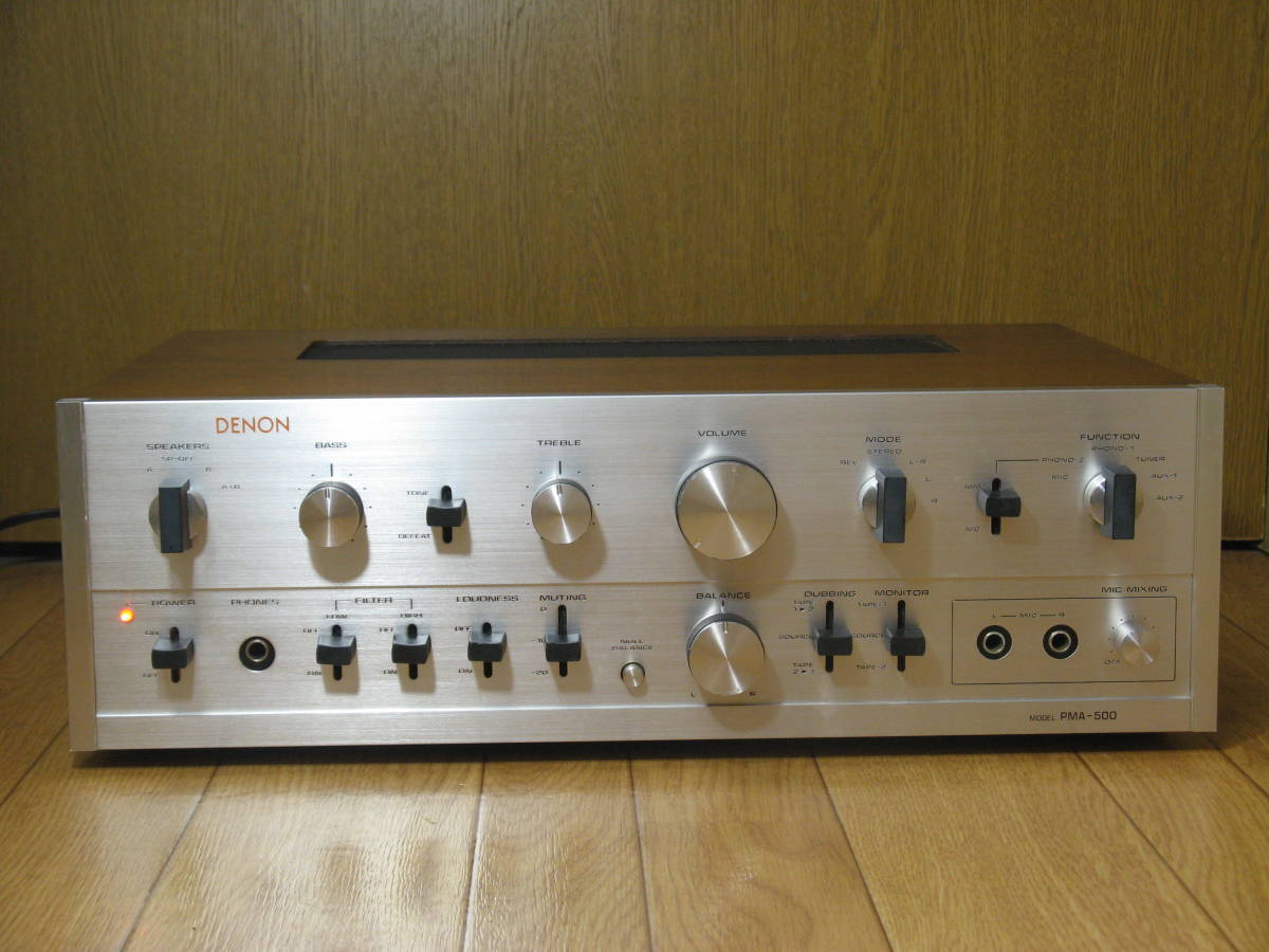 オーディオ機器 DENON PMA-500 通電音出し確認済