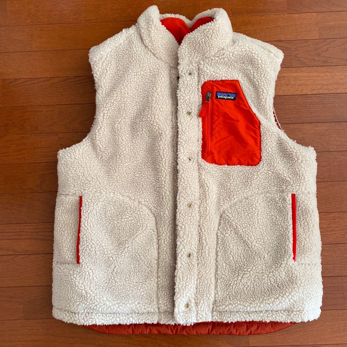 あ*な様 パタゴニア　patagonia◆Bivy ビビーダウンベスト/S/赤ｘ Patagonia リバーシブル - ⁄ Navy Vest☆極美品☆パタゴニア 極美品 20年