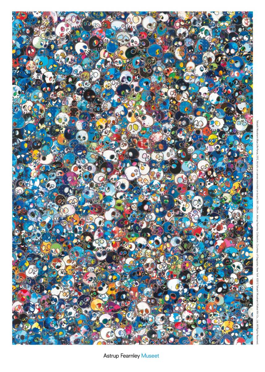 村上隆　ポスター　「Blue Life Force, 2012」　(額装あり) 村上隆 「Blue Life Force, メルカリ ポスター 2012」(額装あり) 2026