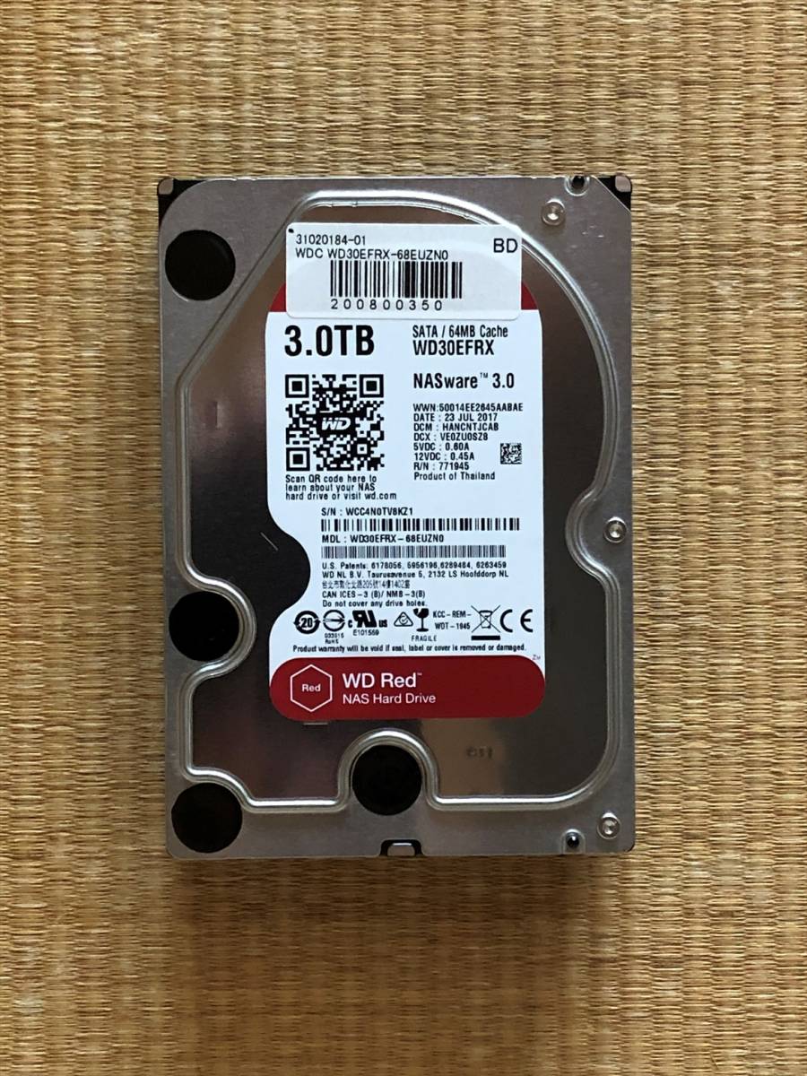 ウェスタンデジタル 3.5インチ WD WDC-WD40EFRX RED(4TB.5400RPM)-2