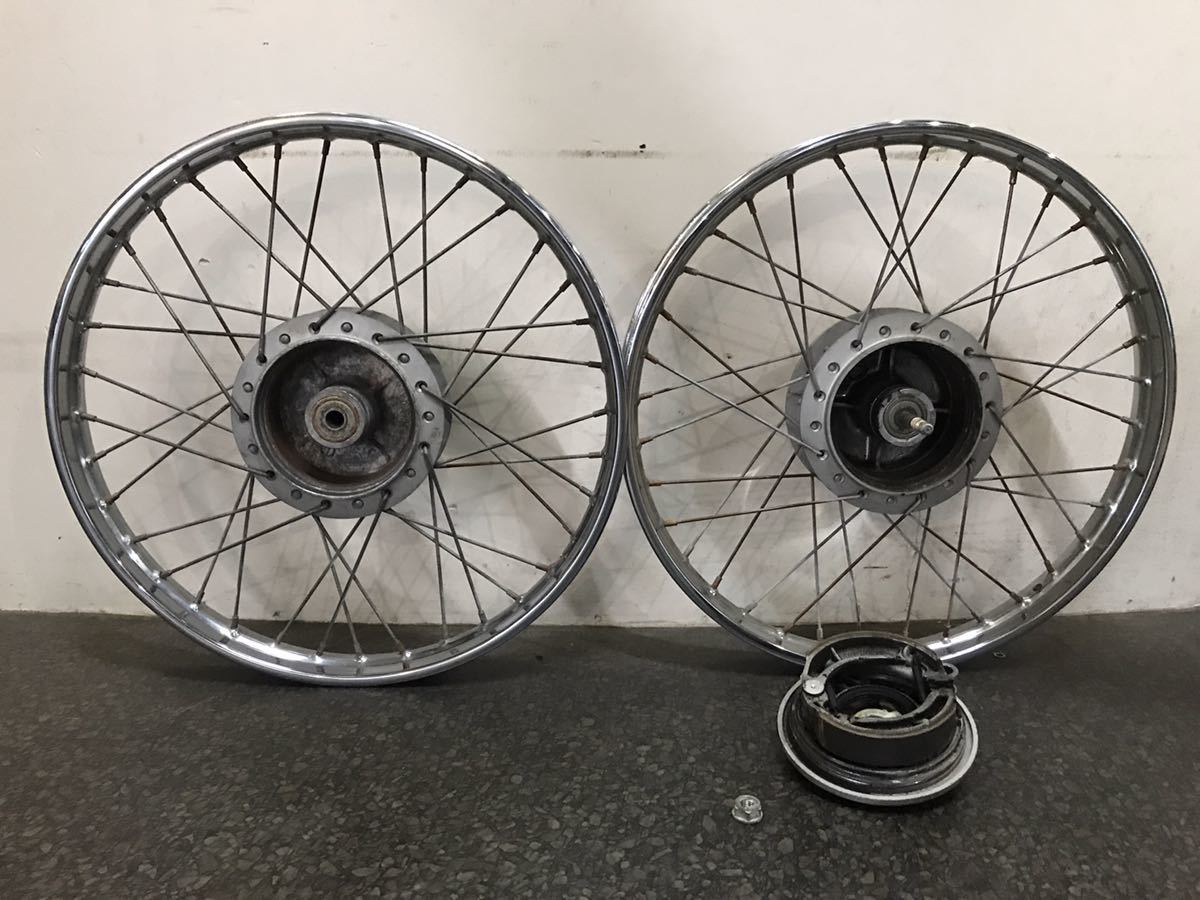 大人気，HOT スーパーカブ☆【C50】フロント＆リアホイールセット