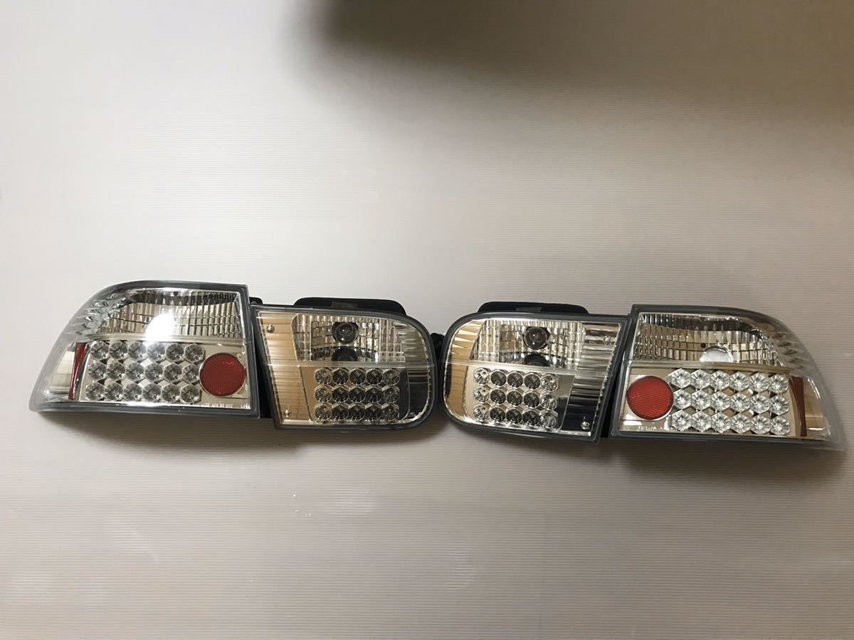ホンダ シビック EG8/95 クリスタルテールランプセット パーツ 車