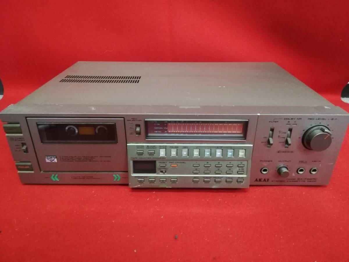 I-948⑧: AKAI/アカイ/カセットデッキ/GX-F66RC/TAPE/オーディオ機器