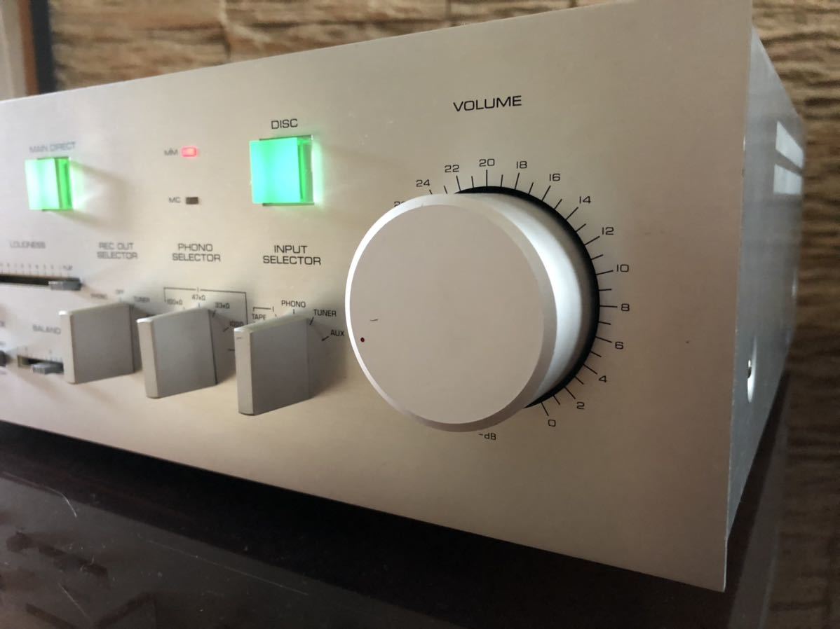 美品.動作品」YAMAHA プリメインアンプ A-7 ヤマハアンプ プリメイン