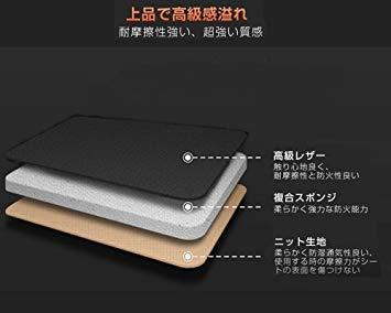 Balanada シートバックポケット 車用収納ポケット 収納ホルダー レザー製 iPad mini スマホ 傘など幅広く収納可_5