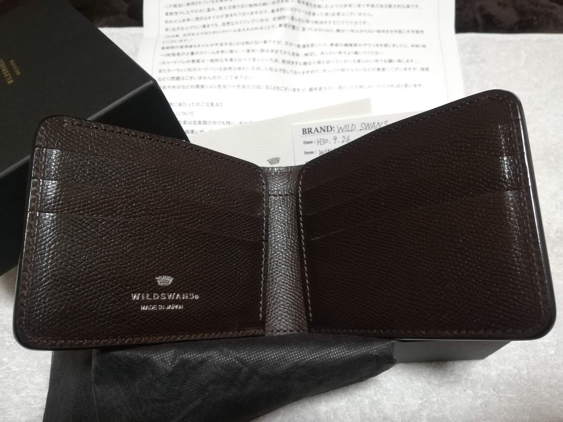 WILDSWANS ワイルドスワンズ ホーウィン シェルコードバン WINGS WILDSWANS ワイルドスワンズ ホーウィン シェルコードバン WINGS